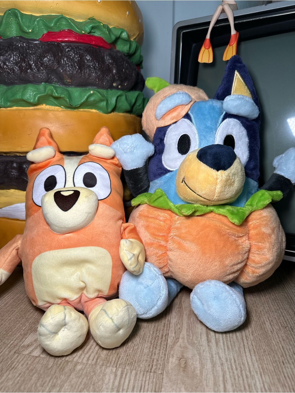 Bluey Pumpkin & Bingo Ty Plush